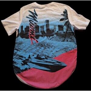 NBA Courtside City Edition Miami Heat Nike Short Sleeve T-Shirt Women's Large